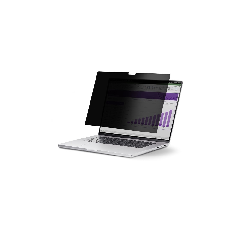 Produktbild för StarTech.com 15-inch MacBook Air 2023 Laptop Privacy Screen, Removable and Reversible Anti-Glare Privacy Filter, Magnetic Laptop Screen Protector with +/- 30 Deg. Viewing Angle - 51% Blue Light Reduction (15MAM-PRIVACY-SCREEN) - sekretessfilter till bärba