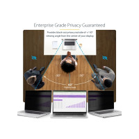 Produktbild för StarTech.com 15-inch MacBook Air 2023 Laptop Privacy Screen, Removable and Reversible Anti-Glare Privacy Filter, Magnetic Laptop Screen Protector with +/- 30 Deg. Viewing Angle - 51% Blue Light Reduction (15MAM-PRIVACY-SCREEN) - sekretessfilter till bärba