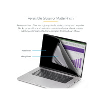 Produktbild för StarTech.com 15-inch MacBook Air 2023 Laptop Privacy Screen, Removable and Reversible Anti-Glare Privacy Filter, Magnetic Laptop Screen Protector with +/- 30 Deg. Viewing Angle - 51% Blue Light Reduction (15MAM-PRIVACY-SCREEN) - sekretessfilter till bärba