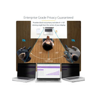 Produktbild för StarTech.com 15-inch MacBook Air 2023 Laptop Privacy Screen, Removable and Reversible Anti-Glare Privacy Filter, Magnetic Laptop Screen Protector with +/- 30 Deg. Viewing Angle - 51% Blue Light Reduction (15MAM-PRIVACY-SCREEN) - sekretessfilter till bärba