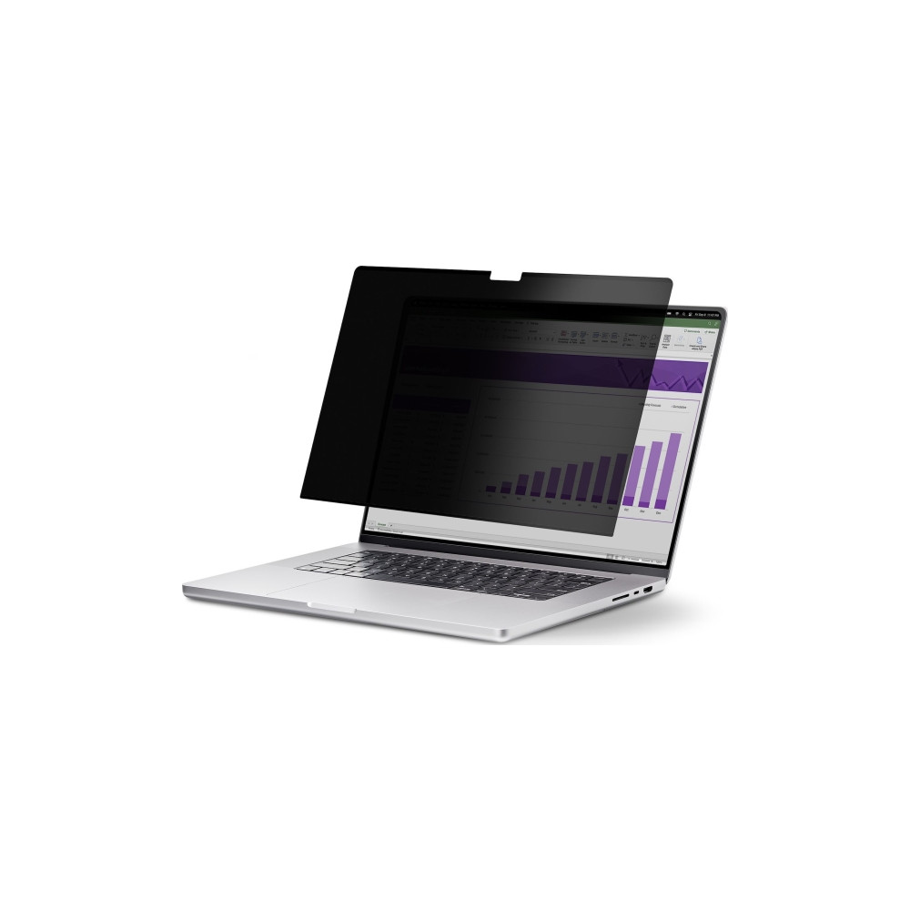 Produktbild för StarTech.com 15-inch MacBook Air 2023 Laptop Privacy Screen, Removable and Reversible Anti-Glare Privacy Filter, Magnetic Laptop Screen Protector with +/- 30 Deg. Viewing Angle - 51% Blue Light Reduction (15MAM-PRIVACY-SCREEN) - sekretessfilter till bärba