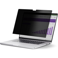 Produktbild för StarTech.com 15-inch MacBook Air 2023 Laptop Privacy Screen, Removable and Reversible Anti-Glare Privacy Filter, Magnetic Laptop Screen Protector with +/- 30 Deg. Viewing Angle - 51% Blue Light Reduction (15MAM-PRIVACY-SCREEN) - sekretessfilter till bärba
