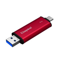 Produktbild för Kingston Dual - SSD - 1 TB - USB 3.2 Gen 2