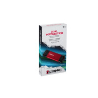 Produktbild för Kingston Dual - SSD - 1 TB - USB 3.2 Gen 2