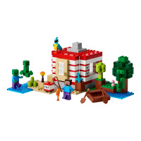 Produktbild för LEGO Minecraft 21275 - TNT Dschungelhus - byggsats
