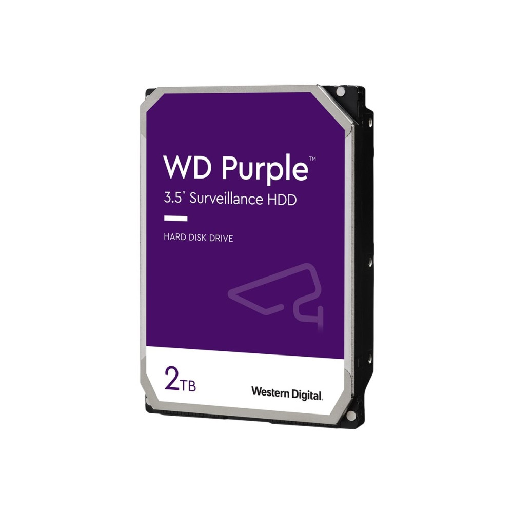 Produktbild för WD Purple Surveillance WD23PURZ - hårddisk - 2 TB - SATA 6Gb/s