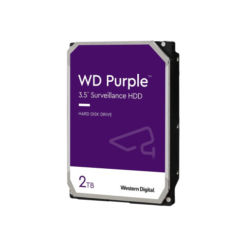 Western Digital WD Purple Surveillance WD23PURZ - hårddisk - 2 TB - SATA 6Gb/s