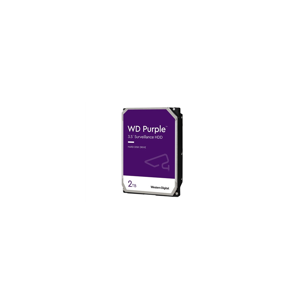 Produktbild för WD Purple Surveillance WD23PURZ - hårddisk - 2 TB - SATA 6Gb/s