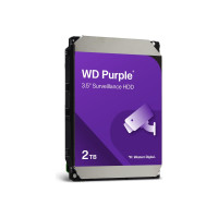 Produktbild för WD Purple Surveillance WD23PURZ - hårddisk - 2 TB - SATA 6Gb/s