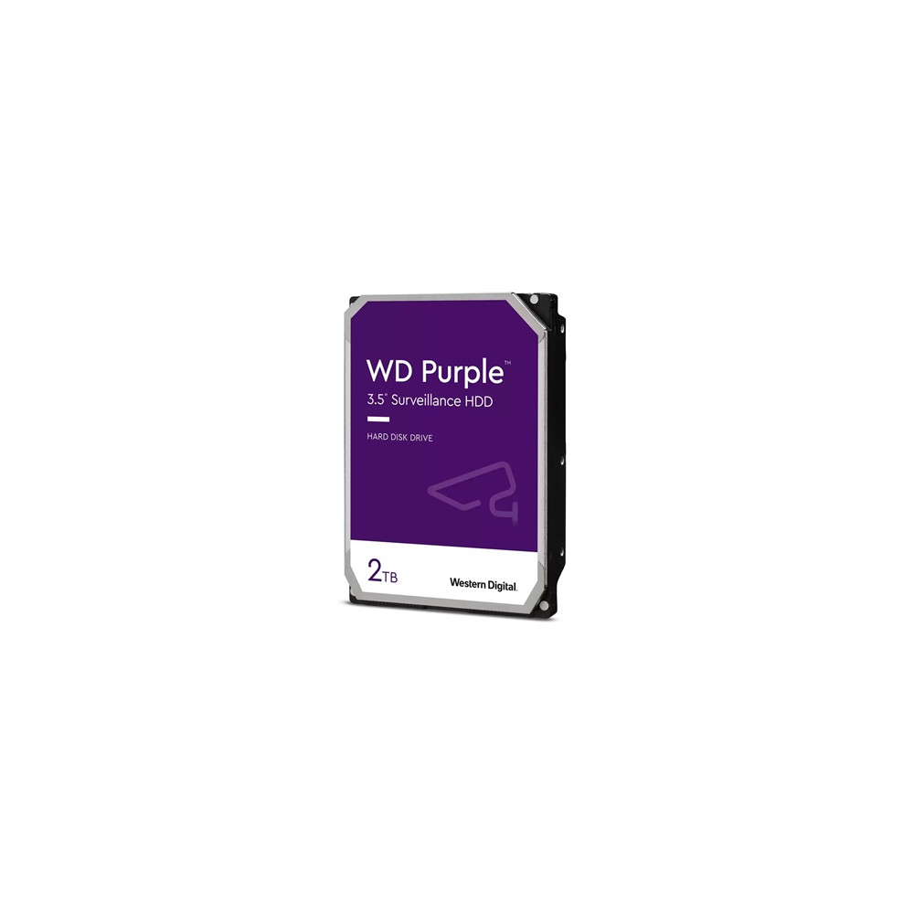 Produktbild för WD Purple Surveillance WD23PURZ - hårddisk - 2 TB - SATA 6Gb/s