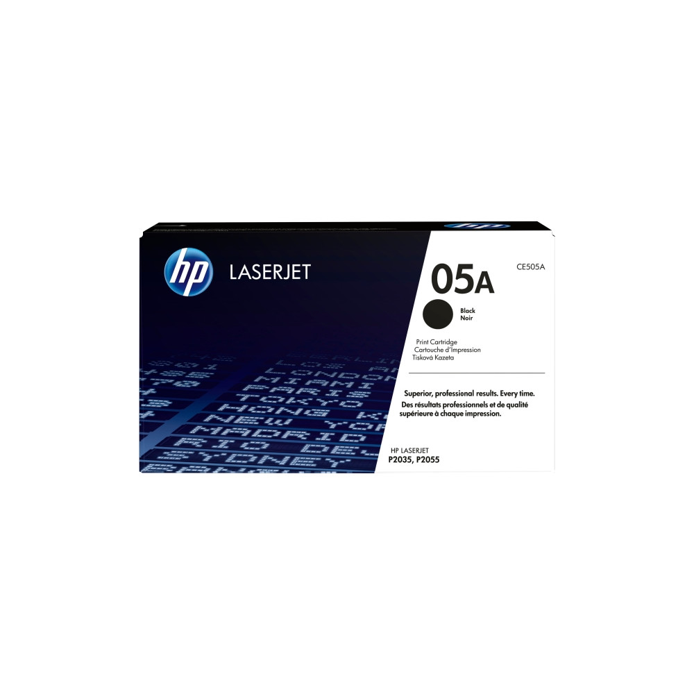 Produktbild för HP 05A - svart - original - LaserJet - tonerkassett (CE505A)