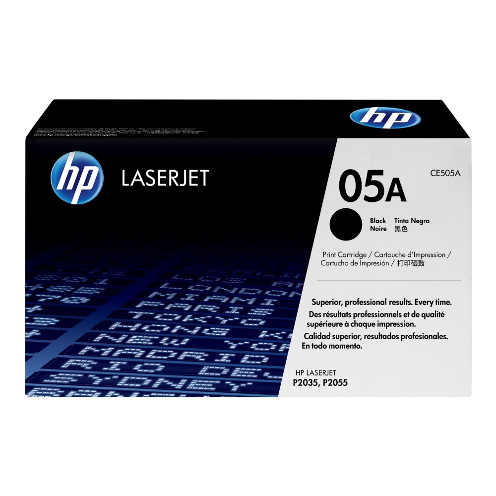 Produktbild för HP 05A - svart - original - LaserJet - tonerkassett (CE505A)