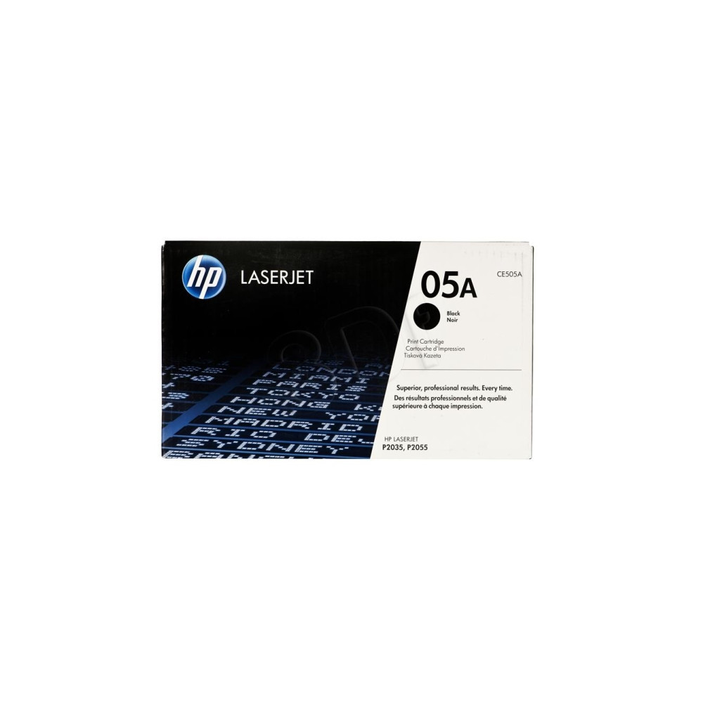 Produktbild för HP 05A - svart - original - LaserJet - tonerkassett (CE505A)