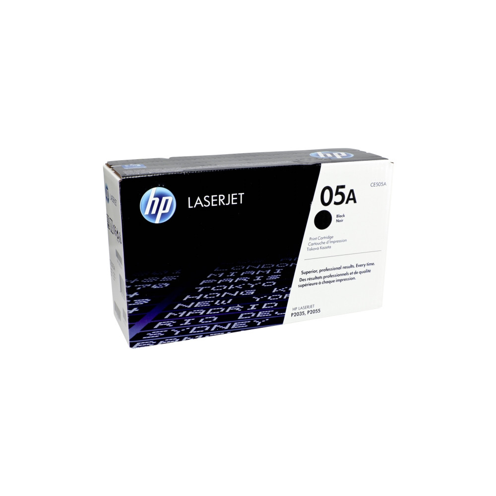 Produktbild för HP 05A - svart - original - LaserJet - tonerkassett (CE505A)