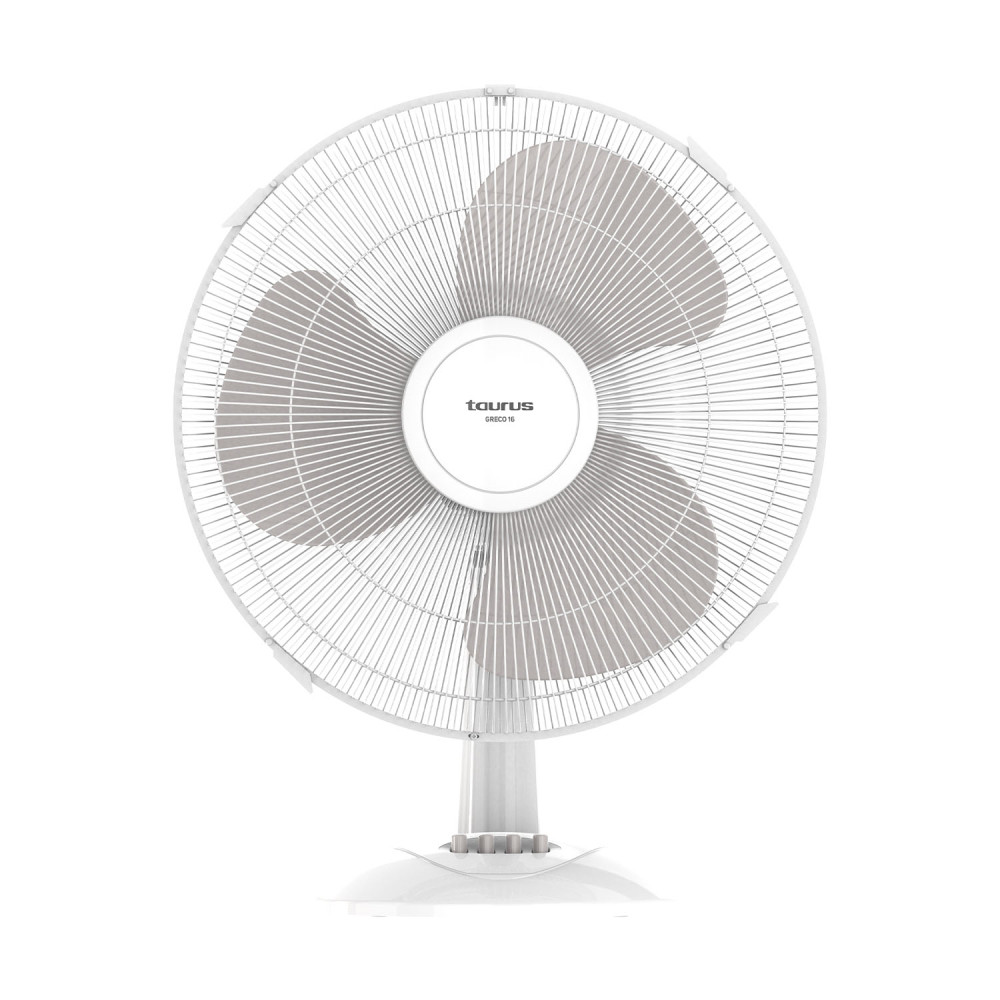 Produktbild för Desk Fan 40cm Greco 16 White