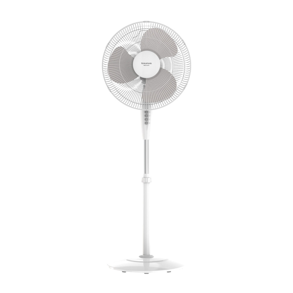 Produktbild för Fan 40cm Pedistal Greco 16 CR White