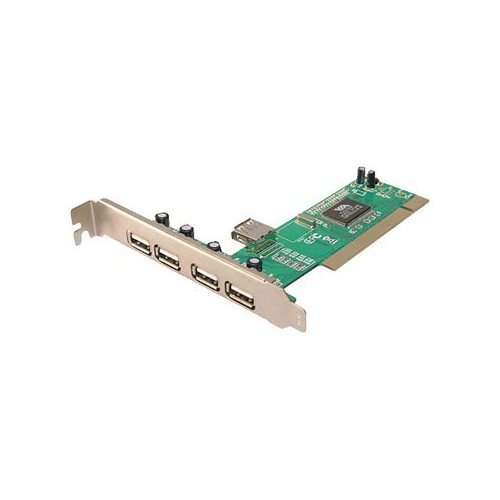 LogiLink LogiLink PCI Card USB 2.0 4+1 Port - USB-adapter - PCI - 5 portar