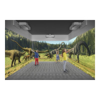 Produktbild för Epson EB-810E - 3LCD-projektor - super-ultra-short throw-objektiv - 802.11a/b/g/n/ac trådlös/LAN/Miracast - vit