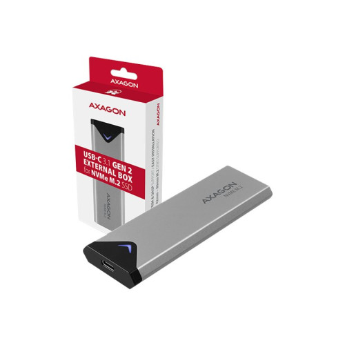 AXAGON AXAGON EEM2-UG2 - förvaringslåda - M.2 NVMe Card / PCIe (NVMe) - USB 3.2 (Gen 2)