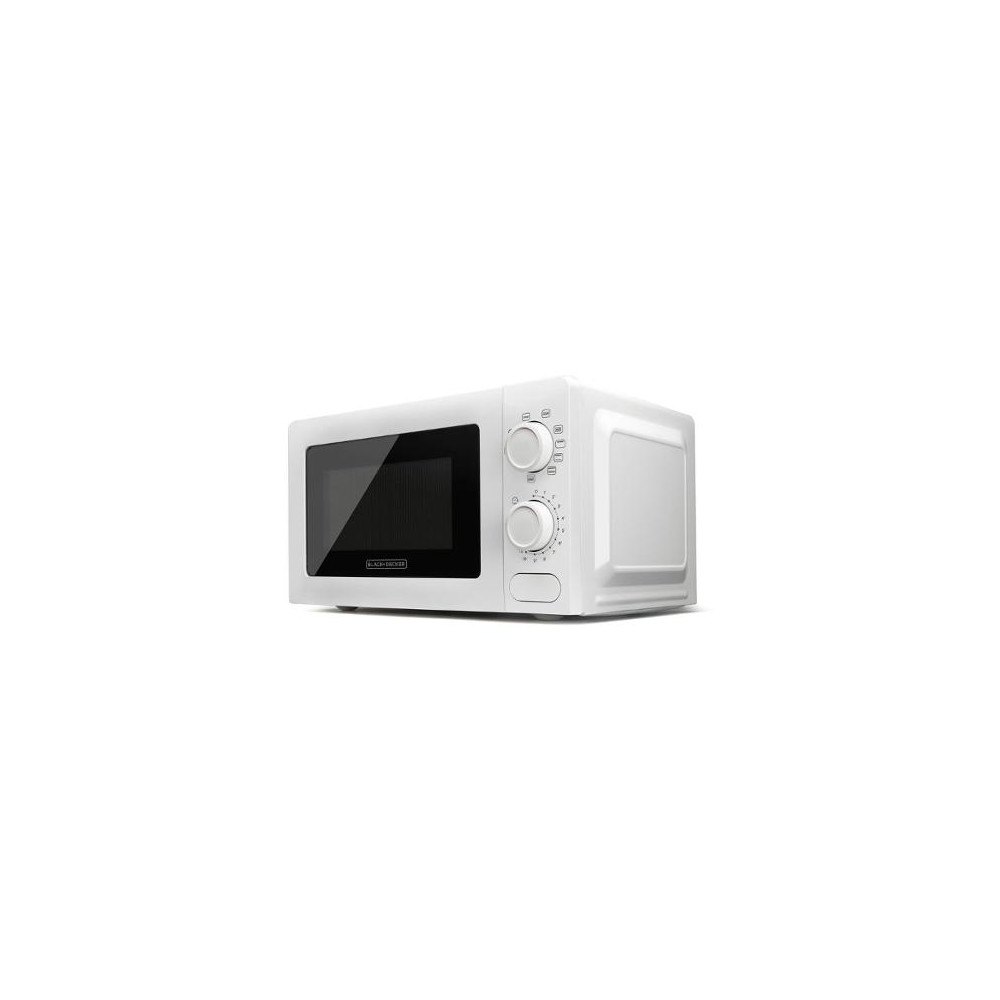 Produktbild för Mikrovågsugn BLACK&DECKER 700W vit 20L