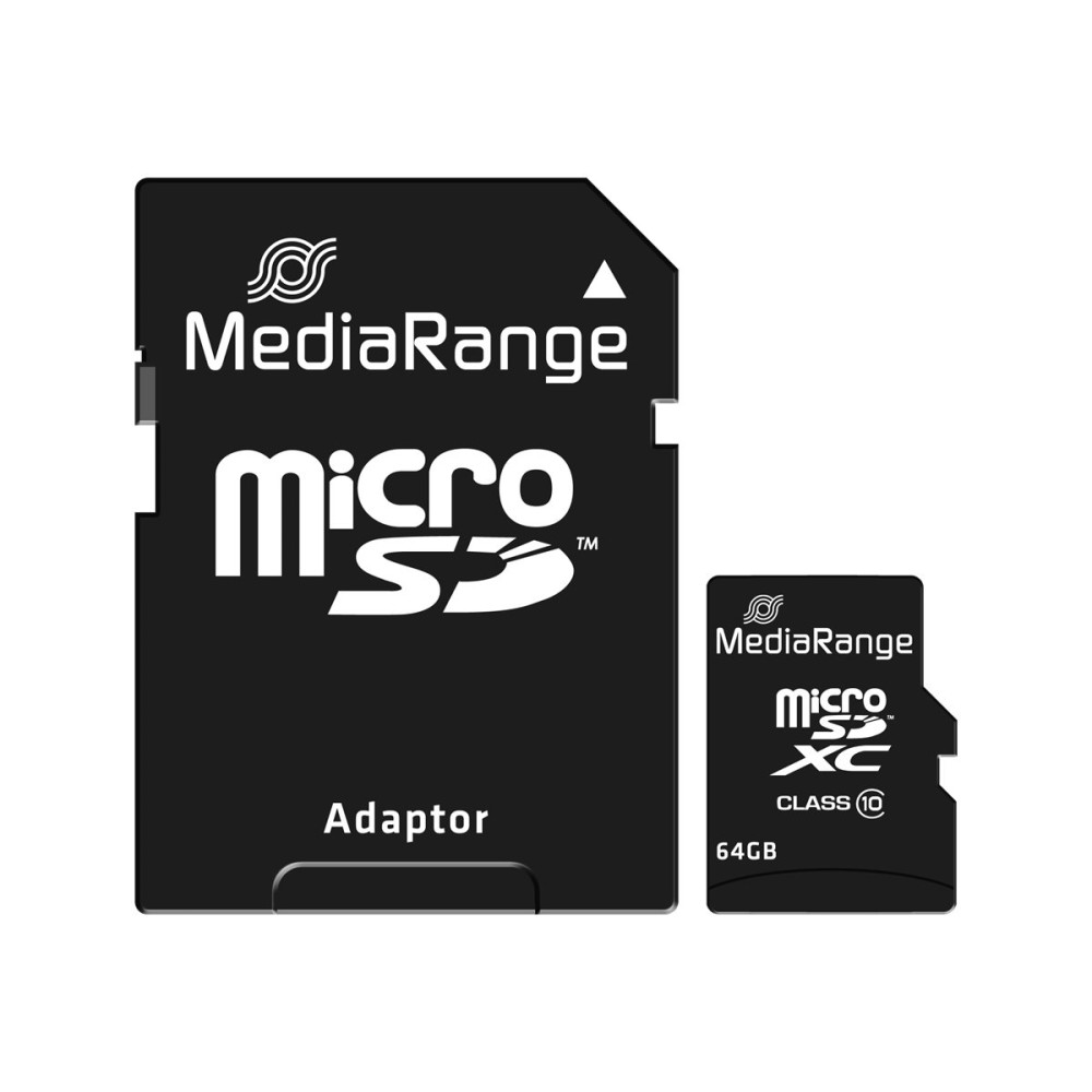 Produktbild för MediaRange - flash-minneskort - 64 GB - microSDXC