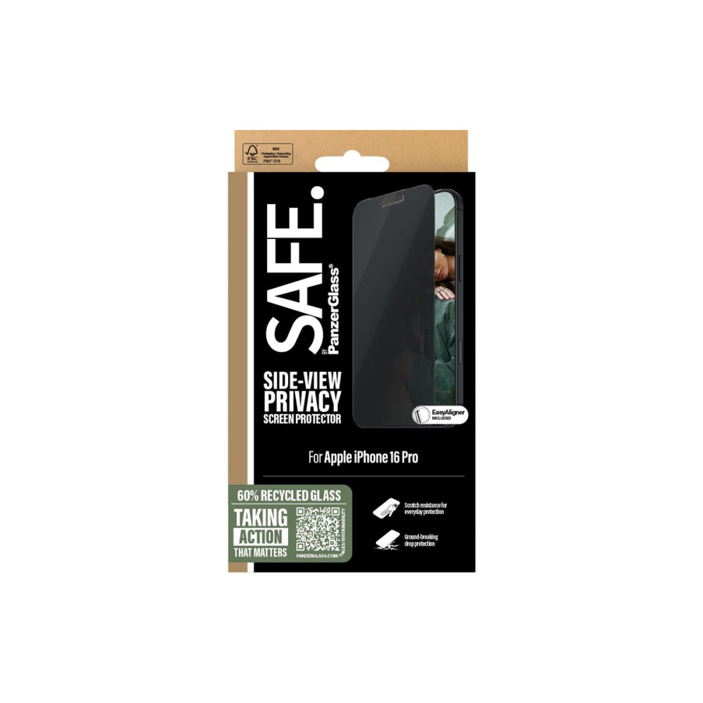 Produktbild för SAFE. by PanzerGlass - skärmskydd för mobiltelefon - ultrabred passning