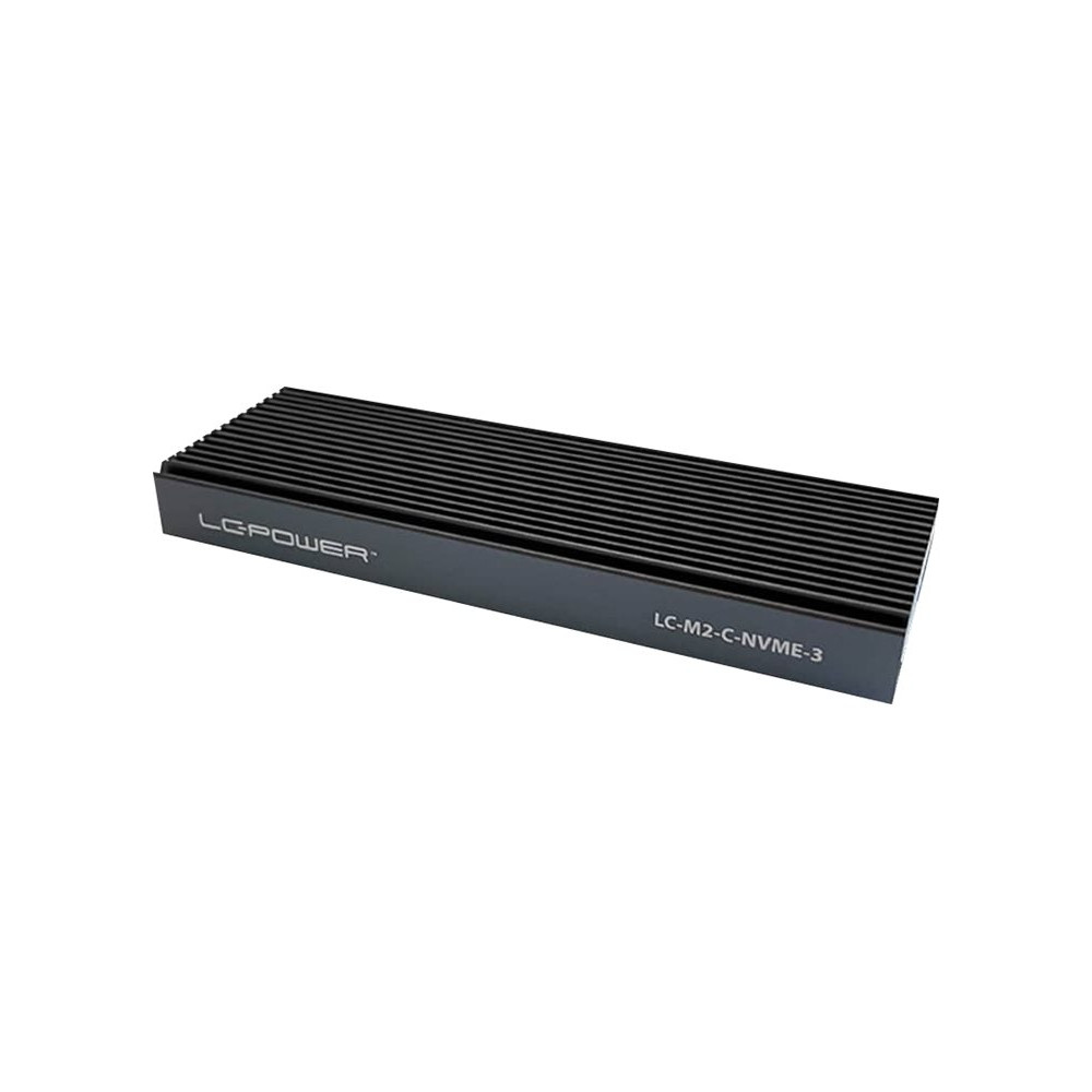 Produktbild för LC Power LC-M2-C-NVME-3 - förvaringslåda - M.2 Card (PCIe NVMe & SATA) - USB-C 3.2 (Gen 2x1)