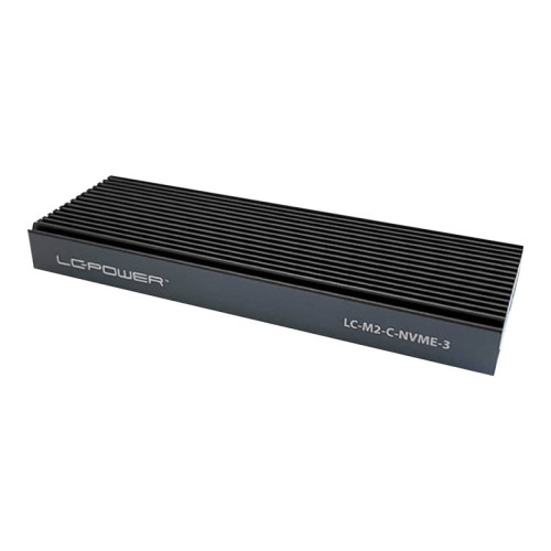 LC Power LC Power LC-M2-C-NVME-3 - förvaringslåda - M.2 Card (PCIe NVMe & SATA) - USB-C 3.2 (Gen 2x1)