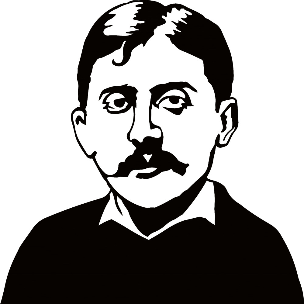 Produktbild för Bokstöd: Marcel Proust