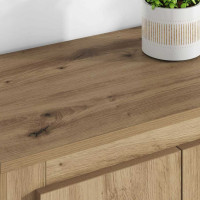 Produktbild för Skåp med låda 3 pcs Artisan Ek Konstruerat trä