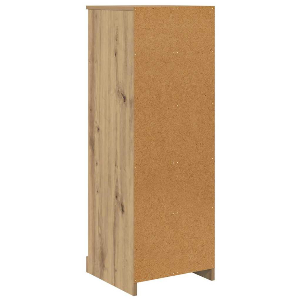 Produktbild för Skåp med låda 3 pcs Artisan Ek Konstruerat trä