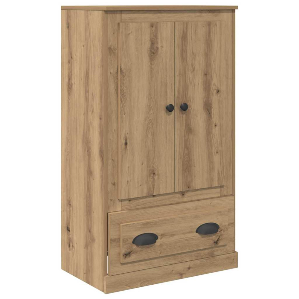 Produktbild för Skåp med låda 3 pcs Artisan Ek Konstruerat trä