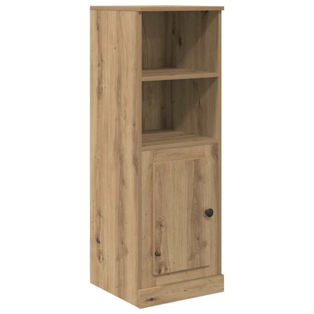 Produktbild för Skåp med låda 3 pcs Artisan Ek Konstruerat trä