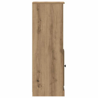 Produktbild för Skåp med låda 3 pcs Artisan Ek Konstruerat trä