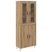 Produktbild för Skåp Artisan Ek 69,5 x 34 x 180 cm Konstruerat trä