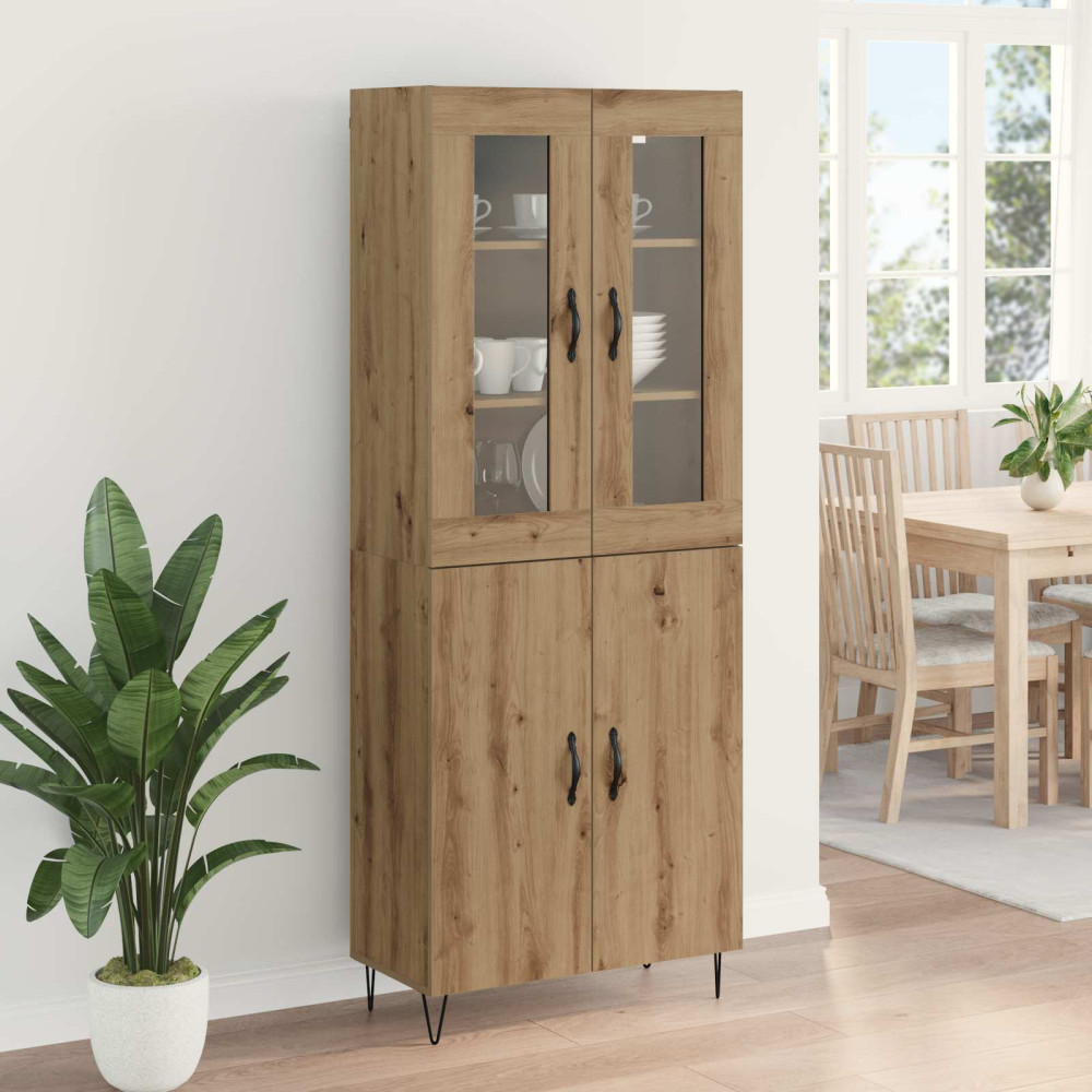 Produktbild för Skåp Artisan Ek 69,5 x 34 x 180 cm Konstruerat trä