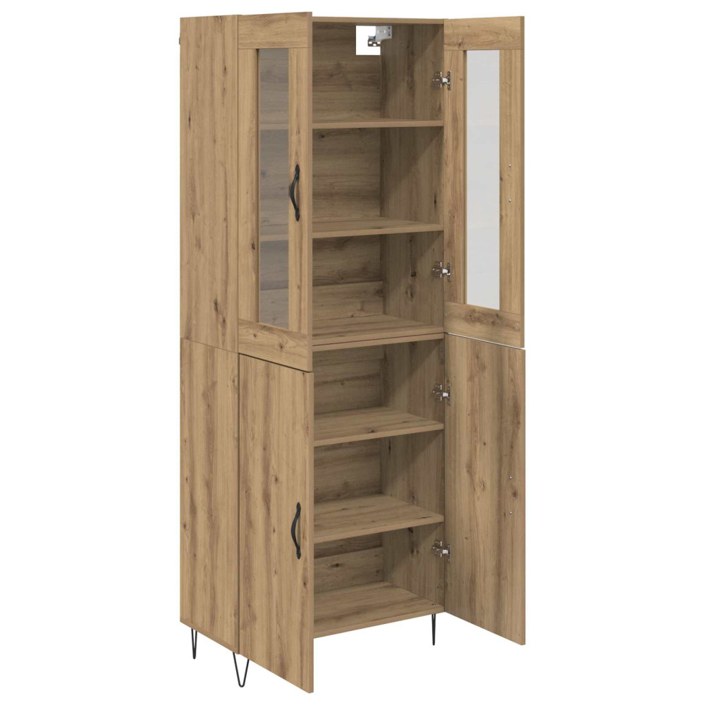 Produktbild för Skåp Artisan Ek 69,5 x 34 x 180 cm Konstruerat trä