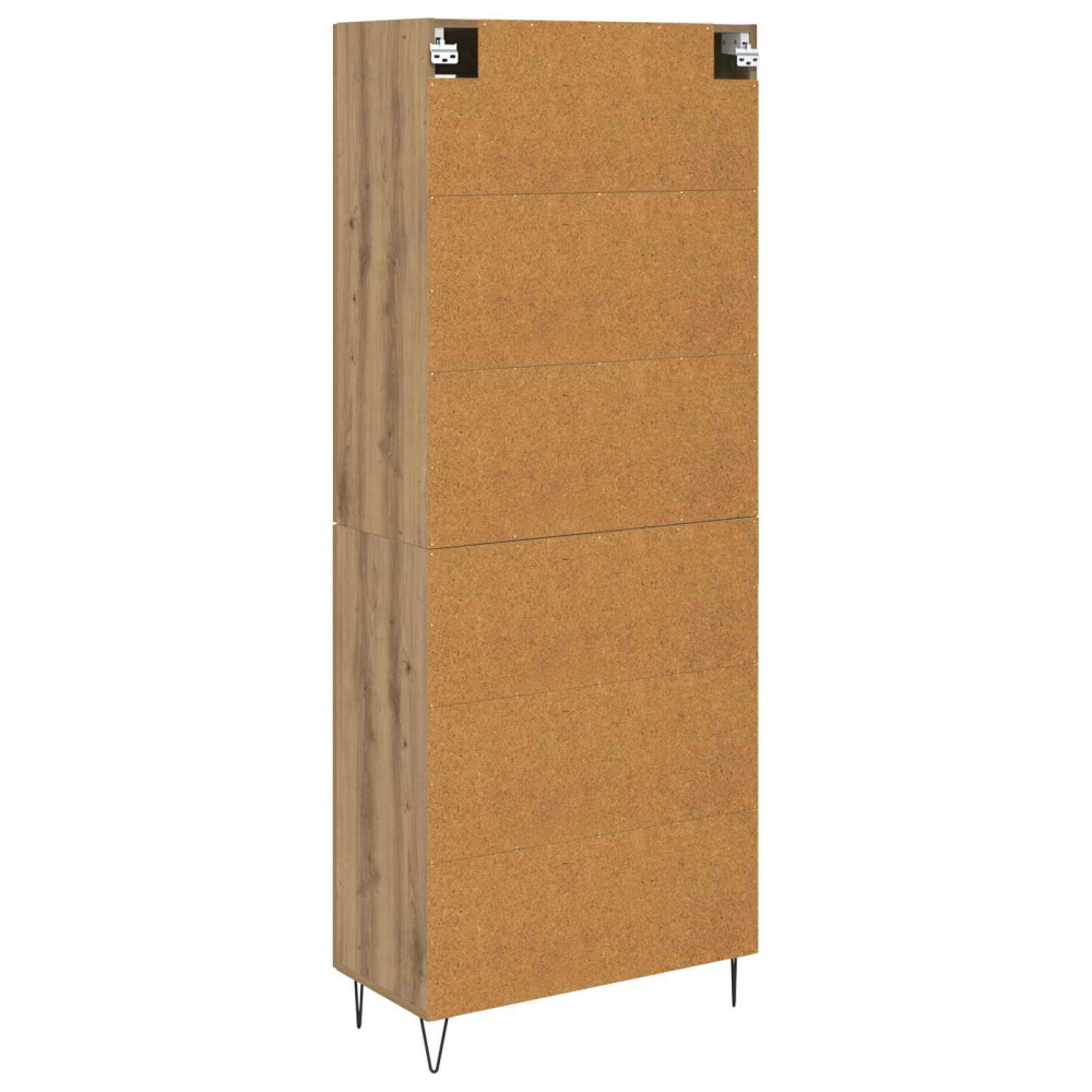 Produktbild för Skåp Artisan Ek 69,5 x 34 x 180 cm Konstruerat trä
