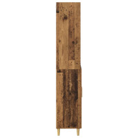 Produktbild för Skåp Gammalt trä 69,5 x 32,5 x 180 cm Konstruerat trä