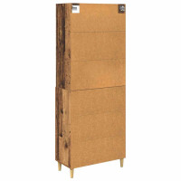Produktbild för Skåp Gammalt trä 69,5 x 32,5 x 180 cm Konstruerat trä