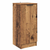 Produktbild för Sideboard med låda 3 pcs Gammalt trä Konstruerat trä