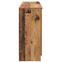Produktbild för Sideboard med låda 3 pcs Gammalt trä Konstruerat trä