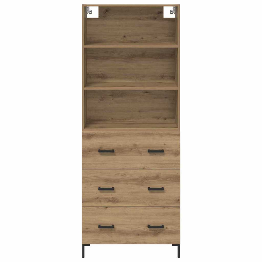 Produktbild för Skåp med låda Artisan Ek 69,5 x 34 x 180 cm Konstruerat trä