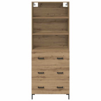 Produktbild för Skåp med låda Artisan Ek 69,5 x 34 x 180 cm Konstruerat trä