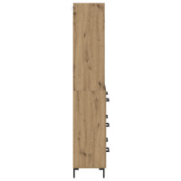 Produktbild för Skåp med låda Artisan Ek 69,5 x 34 x 180 cm Konstruerat trä