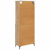 Produktbild för Skåp med låda Artisan Ek 69,5 x 34 x 180 cm Konstruerat trä