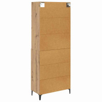 Produktbild för Skåp med låda Artisan Ek 69,5 x 34 x 180 cm Konstruerat trä