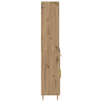 Produktbild för Skåp med låda Artisan Ek 69,5 x 34 x 180 cm Konstruerat trä