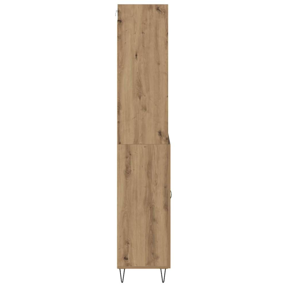Produktbild för Skåp med låda 2 pcs Artisan Ek Konstruerat trä
