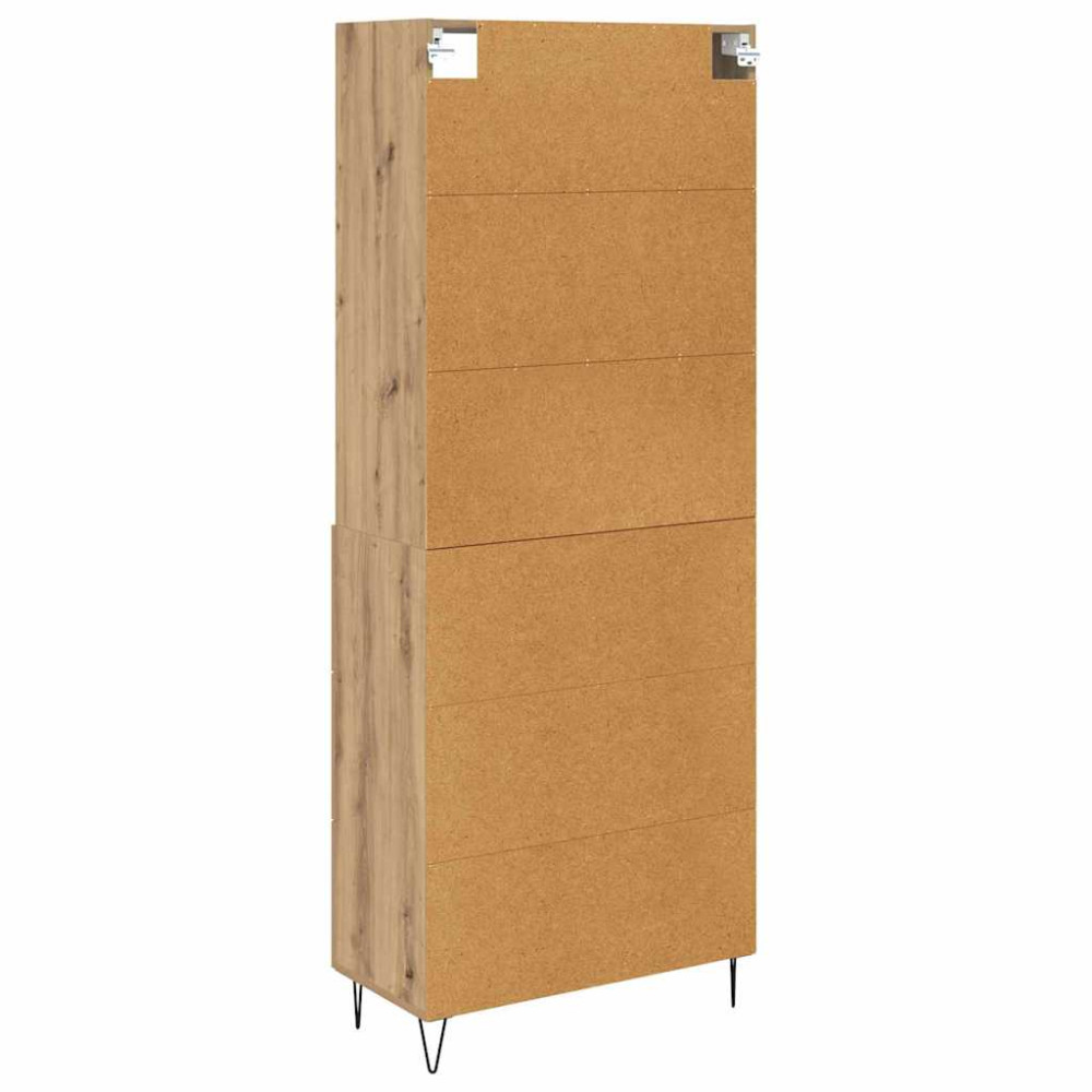 Produktbild för Skåp med låda 2 pcs Artisan Ek Konstruerat trä